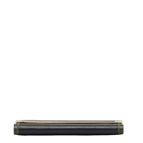 ルイ ヴィトン スハリ ロングウォレット 長財布 M91836 ノワール ブラック レザー レディース LOUIS VUITTON 【中古】