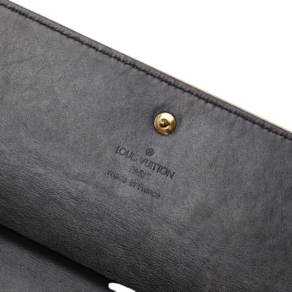 ルイ ヴィトン スハリ ロングウォレット 長財布 M91836 ノワール ブラック レザー レディース LOUIS VUITTON 【中古】