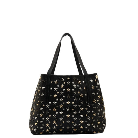 ジミーチュウ ソフィアM トート スター スタッズ ショルダーバッグ トートバッグ ブラック レザー レディース JIMMY CHOO 【中古】