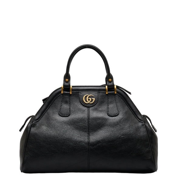 グッチ リベル ハンドバッグ 516459 ブラック レザー レディース GUCCI 【中古】