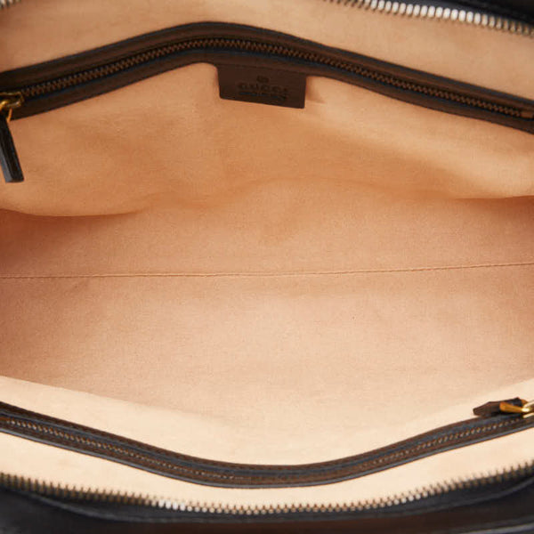 グッチ リベル ハンドバッグ 516459 ブラック レザー レディース GUCCI 【中古】