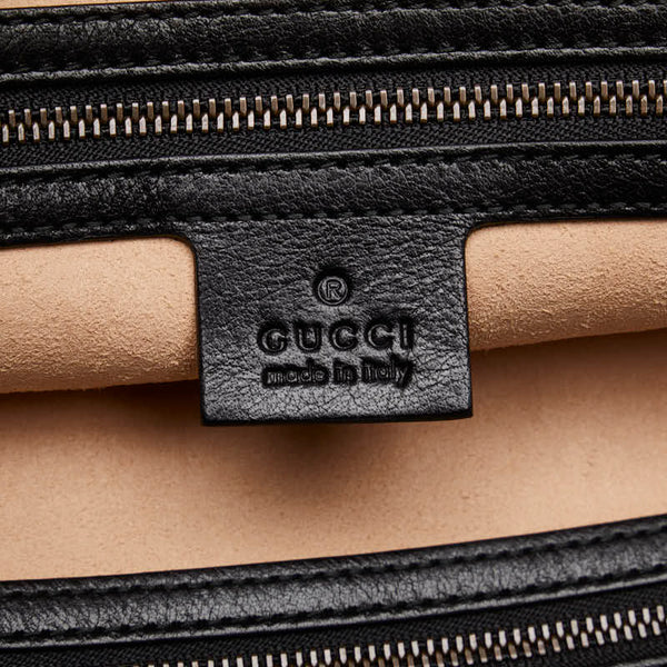 グッチ リベル ハンドバッグ 516459 ブラック レザー レディース GUCCI 【中古】