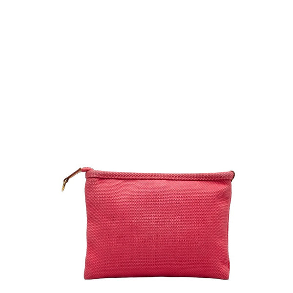 ルイ ヴィトン アンティグア ポシェットプラットPM ポーチ M40068 ローズピンク ピンク キャンバス レザー レディース LOUIS VUITTON 【中古】