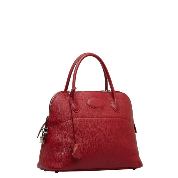 エルメス ボリード31 ハンドバッグ ショルダーバッグ 2WAY レッド トリヨンクレマンス レディース HERMES 【中古】