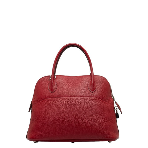 エルメス ボリード31 ハンドバッグ ショルダーバッグ 2WAY レッド トリヨンクレマンス レディース HERMES 【中古】