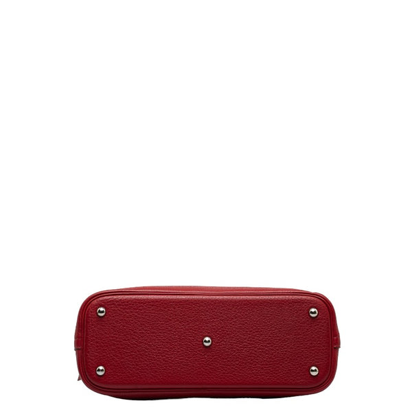 エルメス ボリード31 ハンドバッグ ショルダーバッグ 2WAY レッド トリヨンクレマンス レディース HERMES 【中古】