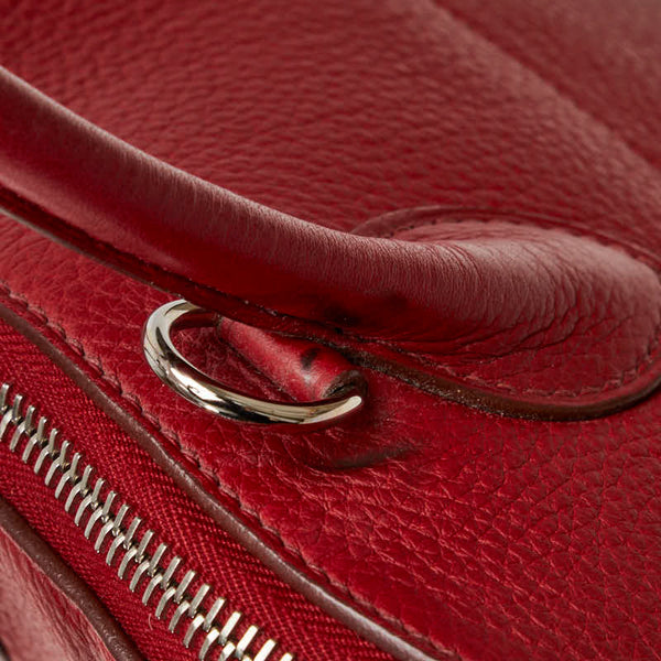 エルメス ボリード31 ハンドバッグ ショルダーバッグ 2WAY レッド トリヨンクレマンス レディース HERMES 【中古】