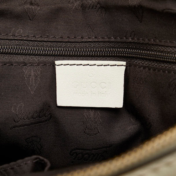 グッチ グッチシマ スーキー ハンドバッグ トートバッグ 247902 アイボリー レザー レディース GUCCI 【中古】