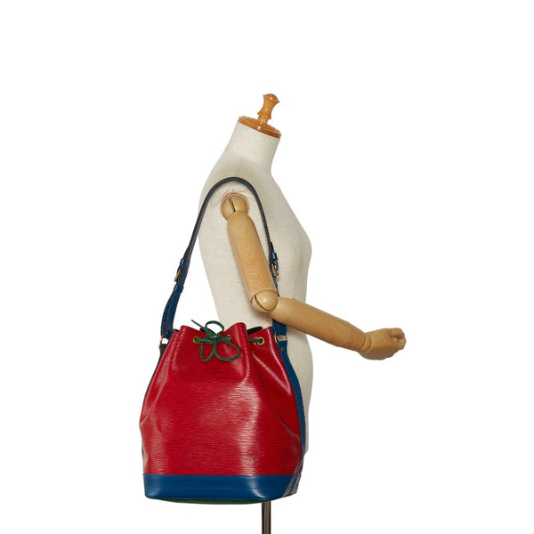 ルイ ヴィトン エピ ノエ トリコロール ショルダーバッグ M44084 レッド ブルー グリーン レザー レディース LOUIS VUITTON 【中古】