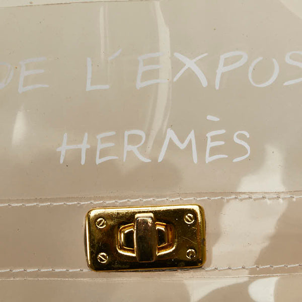 エルメス ビニール ケリー ゴールド金具 ハンドバッグ クリア ビニール レディース HERMES 【中古】