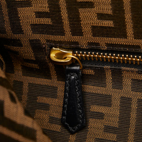 フェンディ ピーカーブー ハンドバッグ ショルダーバッグ 2WAY 8BN210 ブラウン レザー レディース FENDI 【中古】