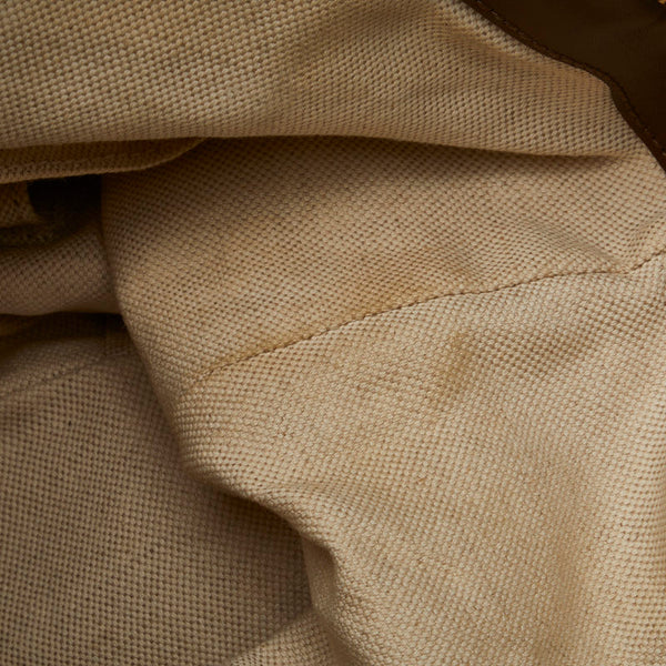 グッチ GGキャンバス スーキー ハンドバッグ ショルダーバッグ 2WAY 247902 ピンク ブラウン キャンバス レザー レディース GUCCI 【中古】