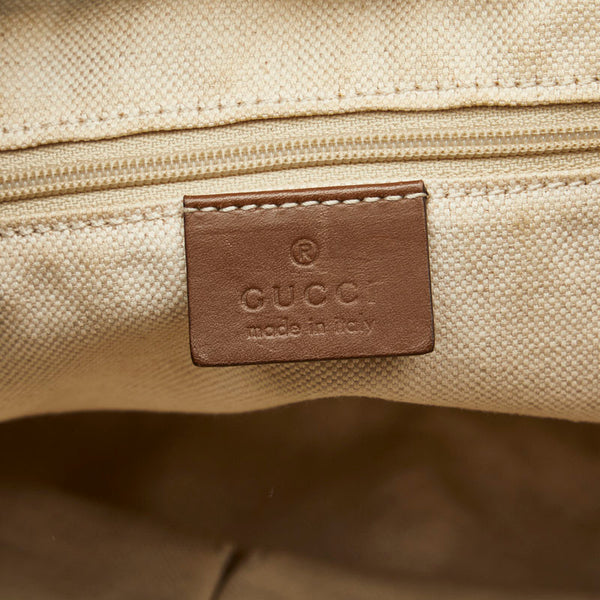 グッチ GGキャンバス スーキー ハンドバッグ ショルダーバッグ 2WAY 247902 ピンク ブラウン キャンバス レザー レディース GUCCI 【中古】