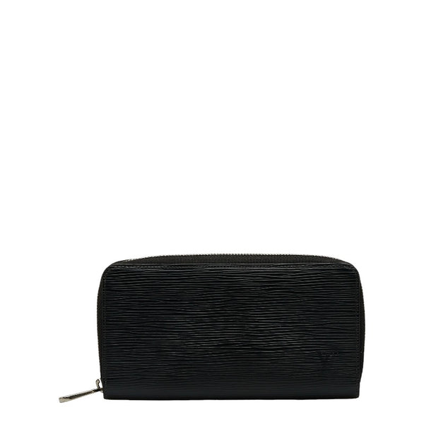 ルイ ヴィトン エピ ジッピーウォレット ラウンドファスナー 長財布 M61857 ノワール ブラック レザー レディース LOUIS VUITTON 【中古】