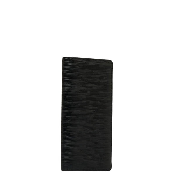 ルイ ヴィトン エピ ポルトフォイユ ブラザ 長財布 M60622 ノワール ブラック レザー レディース LOUIS VUITTON 【中古】