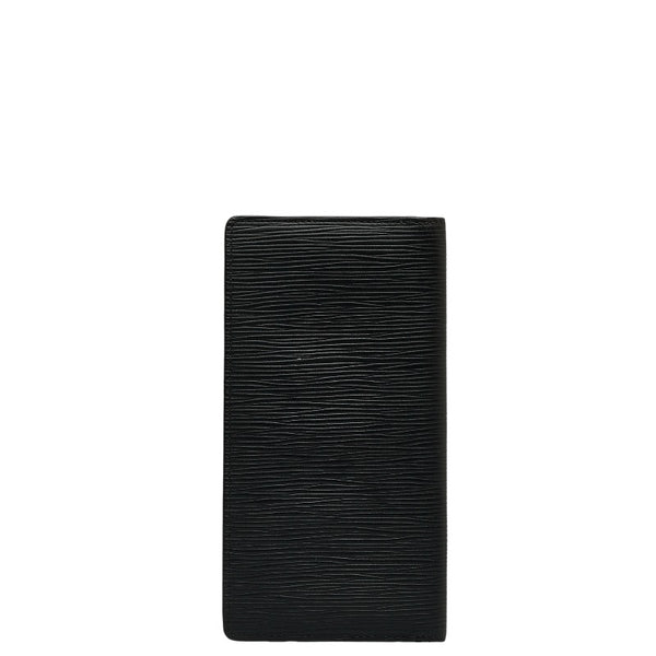 ルイ ヴィトン エピ ポルトフォイユ ブラザ 長財布 M60622 ノワール ブラック レザー レディース LOUIS VUITTON 【中古】