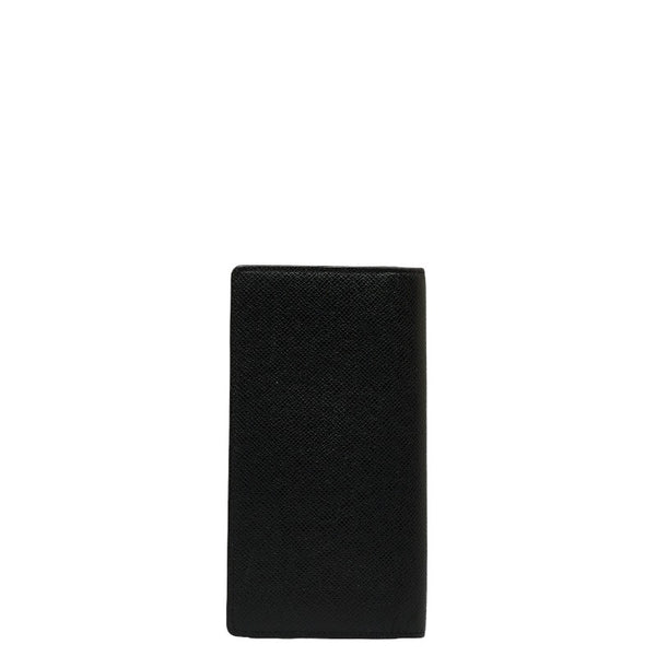 ルイ ヴィトン タイガ ポルトフォイユ ブラザ 長財布 M30501 ノワール ブラック レザー メンズ LOUIS VUITTON 【中古】