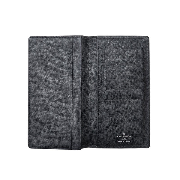 ルイ ヴィトン タイガ ポルトカルト クレディ 長財布 M31002 アルドワーズ ブラック レザー メンズ LOUIS VUITTON 【中古】