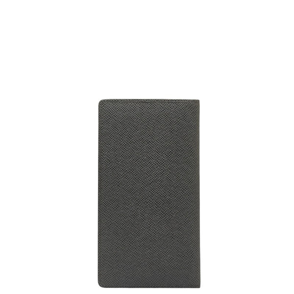 ルイ ヴィトン タイガ  ポルトフォイユ ブラザ 長財布 M32653 グレー グラシエ レザー メンズ LOUIS VUITTON 【中古】