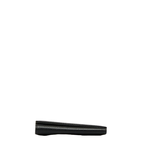 シャネル ココマーク キーケース ブラック キャビアスキン レディース CHANEL 【中古】