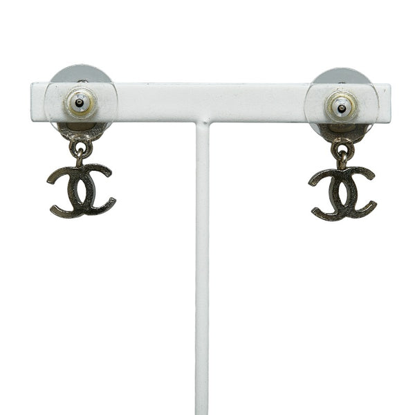 シャネル ココマーク てんとう虫 ピアス シルバー レッド ブラック メタル プラスチック レディース CHANEL 【中古】