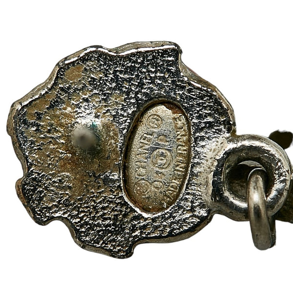 シャネル ココマーク てんとう虫 ピアス シルバー レッド ブラック メタル プラスチック レディース CHANEL 【中古】