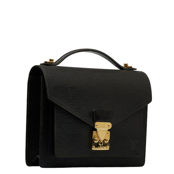 ルイ ヴィトン エピ モンソー ハンドバッグ ショルダーバッグ 2WAY M52122 ノワール ブラック レザー レディース LOUIS VUITTON 【中古】