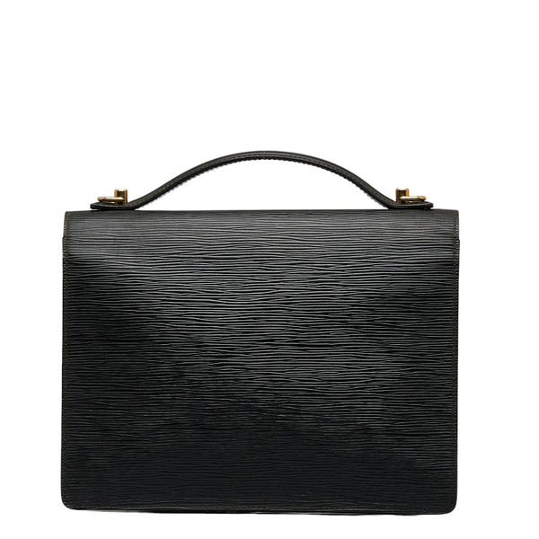 ルイ ヴィトン エピ モンソー ハンドバッグ ショルダーバッグ 2WAY M52122 ノワール ブラック レザー レディース LOUIS VUITTON 【中古】