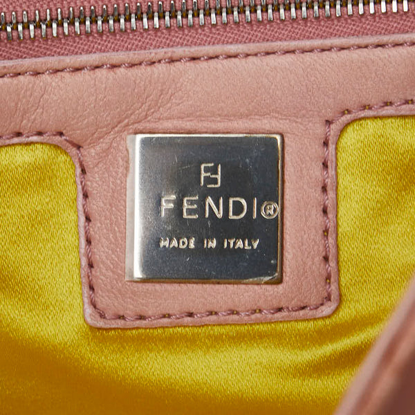 フェンディ マンマバケット ショルダーバッグ 26325 ピンク レザー レディース FENDI 【中古】
