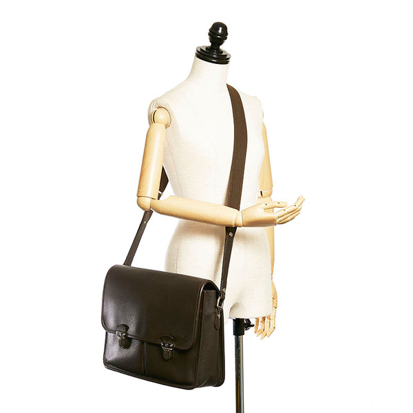 ルイ ヴィトン タイガ アレクセイ 斜め掛け ショルダーバッグ M32478 グリズリ ブラウン レザー メンズ LOUIS VUITTON 【中古】