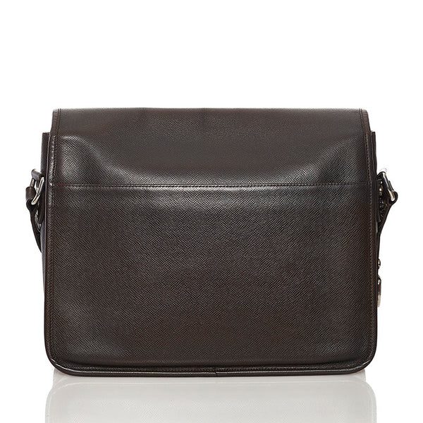 ルイ ヴィトン タイガ アレクセイ 斜め掛け ショルダーバッグ M32478 グリズリ ブラウン レザー メンズ LOUIS VUITTON 【中古】