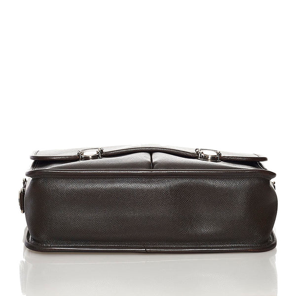 ルイ ヴィトン タイガ アレクセイ 斜め掛け ショルダーバッグ M32478 グリズリ ブラウン レザー メンズ LOUIS VUITTON 【中古】
