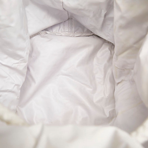 シャネル ノベルティ ショルダーバッグ ブラック ホワイト キャンバス レディース CHANEL 【中古】