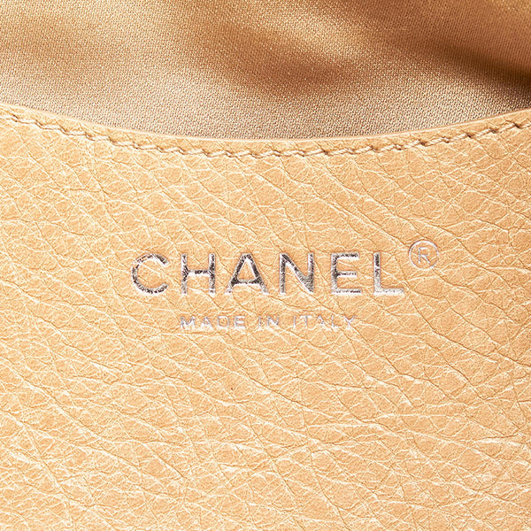シャネル オンザロード ワイルドステッチ ココマーク トートバッグ ショルダーバッグ  ベージュ レザー レディース CHANEL 【中古】