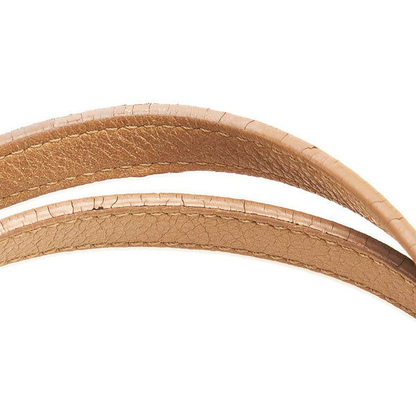 シャネル オンザロード ワイルドステッチ ココマーク トートバッグ ショルダーバッグ  ベージュ レザー レディース CHANEL 【中古】