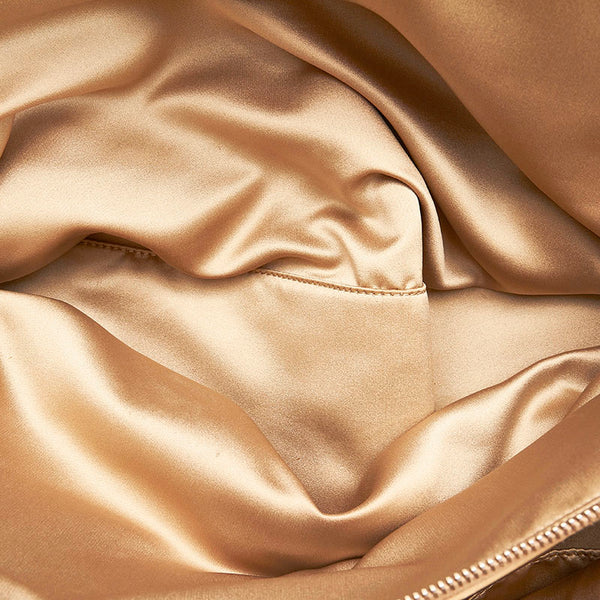 シャネル オンザロード ワイルドステッチ ココマーク トートバッグ ショルダーバッグ  ベージュ レザー レディース CHANEL 【中古】