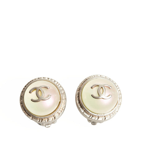 シャネル ココマーク イヤリング シルバー メタル レディース CHANEL 【中古】