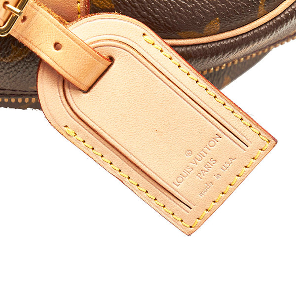 ルイ ヴィトン モノグラム ドーヴィル ハンドバッグ M47270 ブラウン PVC レザー レディース LOUIS VUITTON 【中古】
