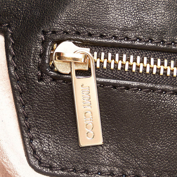 ジミーチュウ スタースタッズ ハンドバッグ ブラック レザー レディース JIMMY CHOO 【中古】