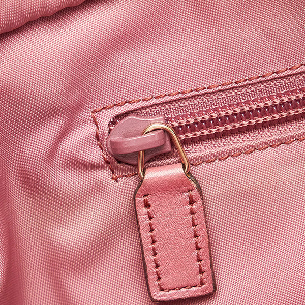 グッチ GGインプリメ ハンドバッグ トートバッグ 211138 ピンク PVC レザー レディース GUCCI 【中古】