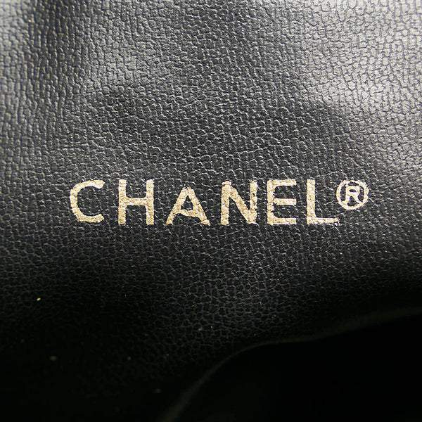 シャネル マトラッセ チェーン ショルダーバッグ ブラック レザー レディース CHANEL 【中古】