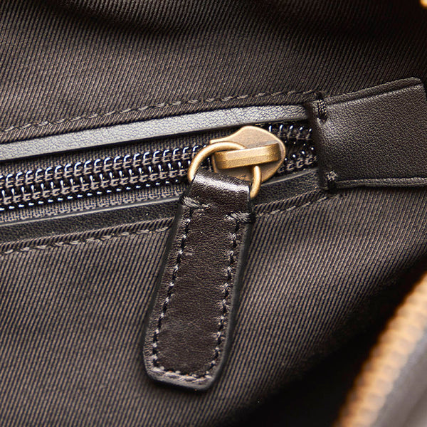 コーチ ビジネスバッグ ショルダーバッグ 2WAY 70777 ブラック レザー メンズ COACH 【中古】