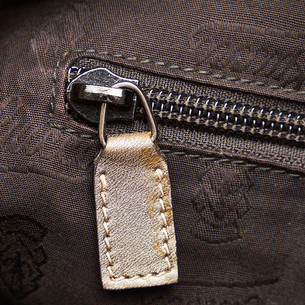 グッチ GGインプリメ トートバッグ 211133 グレー PVC レディース GUCCI 【中古】