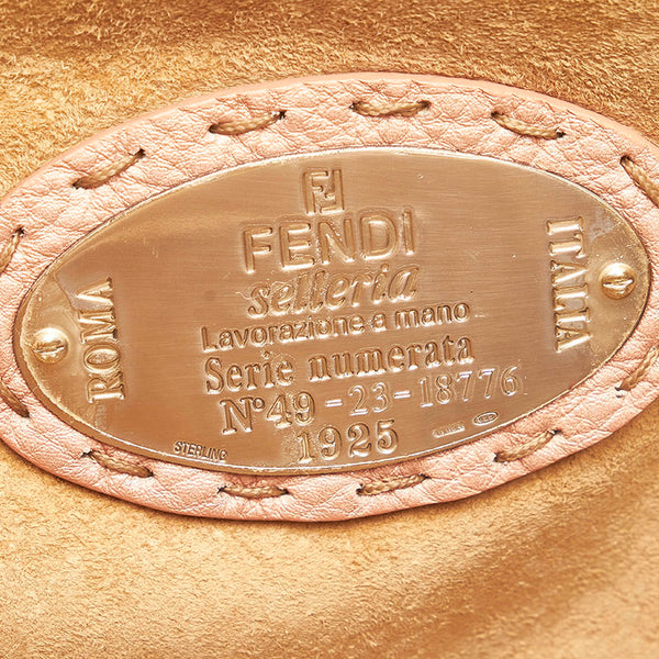 フェンディ セレリア 斜め掛け ショルダーバッグ 8BT085 ピンク レザー レディース FENDI 【中古】
