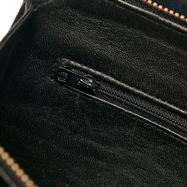 シャネル マトラッセ タッセル チェーン ショルダーバッグ ブラック レザー レディース CHANEL 【中古】