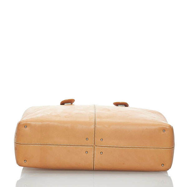 トッズ トートバッグ ショルダーバッグ 2WAY ベージュ レザー レディース TOD’S 【中古】