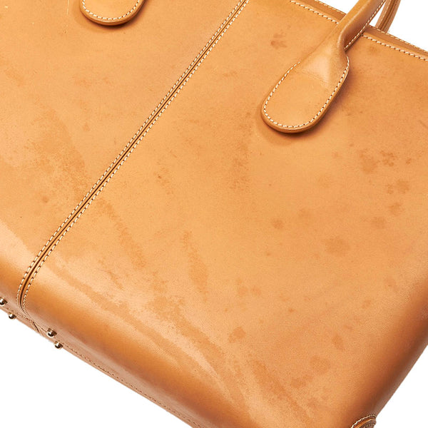 トッズ トートバッグ ショルダーバッグ 2WAY ベージュ レザー レディース TOD’S 【中古】