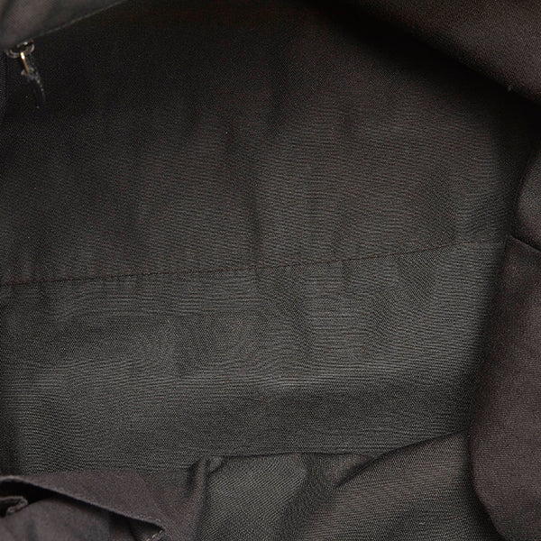 グッチ GGキャンバス アビー トートバッグ 141472 ブラック キャンバス レザー レディース GUCCI 【中古】