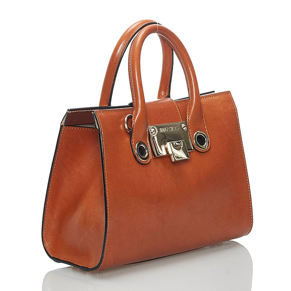 ジミーチュウ ハンドバッグ ショルダーバッグ 2WAY ブラウン レザー レディース JIMMY CHOO 【中古】