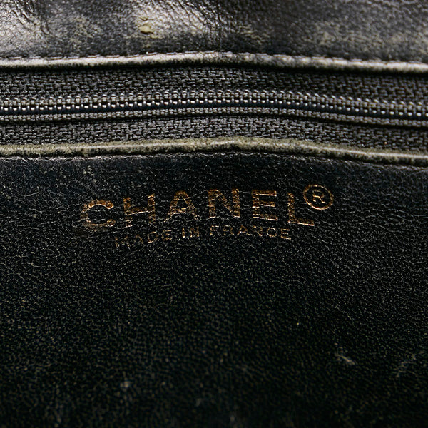 シャネル 復刻トート ココマーク トートバッグ ハンドバッグ ブラック キャビアスキン レディース CHANEL 【中古】